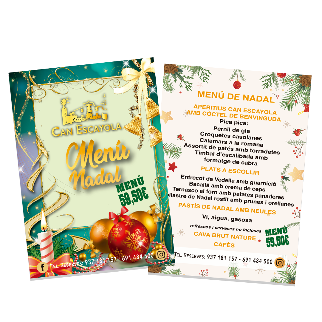Menú de Nadal
