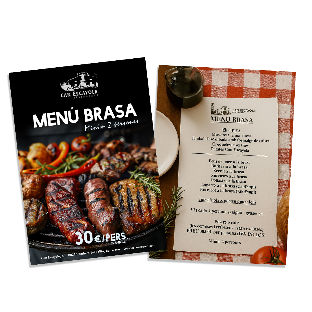 Menú Brasa